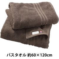 ヒオリエ 今治製 バスタオル HOTEL'S ホテルズ 2枚 モカブラウン 約60×120cm タオル 厚手 吸水 セット 今治タオル（直送品）