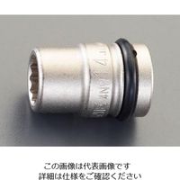 エスコ 1/2”DR/12mm インパクトソケット(12角) EA164MB-112 1セット(10個)（直送品）