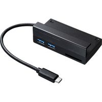 サンワサプライ タブレット用USB Type-Cハブ USB-3TCH28BK 1個（直送品）
