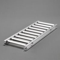 エスコ 400x1500mm ローラーコンベアー(アルミ製) EA985LB-42 1台（直送品）