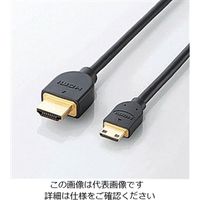 エスコ 1.0m HDMIケーブル(片側mini HDMI端子) EA940PM-11 1セット(2m:1m×2本)（直送品）