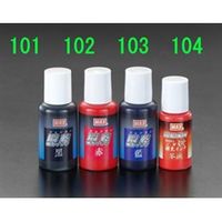 エスコ 30ml [青] 瞬乾用補充インク EA762AE-103 1セット(10本:1本×10個)（直送品）