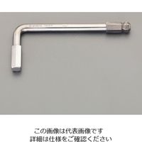 エスコ 6x 90mm 六角棒レンチ(ボールポイント/チタン合金製) EA573CA-4 1本（直送品）