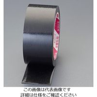 エスコ 50mmx25m 養生テープ(つや有/黒/日焼防止) EA944ML-85 1セット(15巻)（直送品）