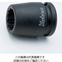 エスコ 1/2”DR/ 1” インパクトソケット(インチ/十二角) EA164DC-311 1セット(3個)（直送品）