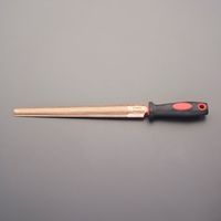 エスコ 250mm 半丸ヤスリ(ノンスパーキング) EA643KA-2 1本（直送品）