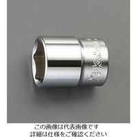 エスコ 1/2”DR/22mm ソケット EA618CH-22 1セット(10個)（直送品）