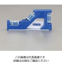 エスコ 120x53.5x16mm レベル(マグネット付) EA721K-12A 1セット(4個)（直送品）