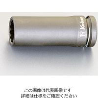 エスコ 1/2”DR/13mm ディープインパクトソケット(十二角) EA164DG-213 1セット(3個)（直送品）