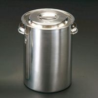 エスコ φ220x308mm 取手付深型タンク(ステンレス製) EA508SF-22 1個（直送品）