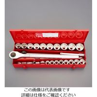 エスコ 3/4”DR ソケットレンチセット(25個組) EA618D-5 1セット（直送品）