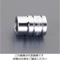 エスコ 1/4”DRx13.0mm ソケット EA618NL-13 1セット(10個)（直送品）