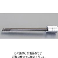 エスコ 1/4”DRx3mm [BallーHex]ロングビットソケット EA618NT-203 1セット(4個)（直送品）