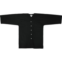 【和装小物・祭り用品】東京いろは ダボシャツ 黒 肥満(3L)サイズ 2563335005 1着（直送品）