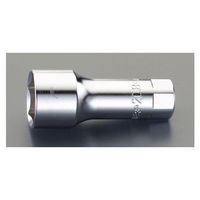 エスコ 3/8”DR/20.8mm[マグネット付] プラグソケット(六角) EA618JM-420 1セット(3個)（直送品）