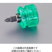 エスコ #1/4.5mm [+ ー]ドライバー(スタビー・差替式) EA564E-1 1セット(15本)（直送品）