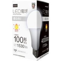 磁気研究所 LED電球 100W相当 全方向 4万時間タイプ 昼白色 E26口金 HDLED100W5000K 1セット(2個入)