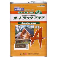 和信ペイント #952240 ガードラックアクア ブラウン 3.5kg　1缶（直送品）