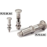 鍋屋バイテック インデックスプランジャ - ロック機構つき PLYS-12-15-SK-A4 1個（直送品）