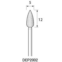 アルゴファイルジャパン ダイヤエコノミー2(電着ダイヤモンドポイント) DEP2002 2個 1セット(12個:2個×6パック)（直送品）
