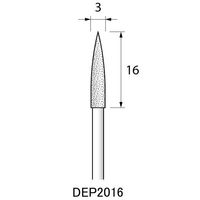 アルゴファイルジャパン ダイヤエコノミー2(電着ダイヤモンドポイント) DEP2016 2個 1セット(12個:2個×6パック)（直送品）