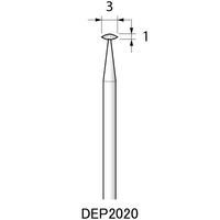 アルゴファイルジャパン ダイヤエコノミー2(電着ダイヤモンドポイント) DEP2020 2個 1セット(12個:2個×6パック)（直送品）