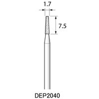 アルゴファイルジャパン ダイヤエコノミー2(電着ダイヤモンドポイント) DEP2040 2個 1セット(12個:2個×6パック)（直送品）
