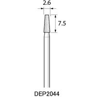 アルゴファイルジャパン ダイヤエコノミー2(電着ダイヤモンドポイント) DEP2044 2個 1セット(12個:2個×6パック)（直送品）