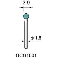 GC/1.6軸砥石（軸付砥石ミニ グリーンカーボランダム） GCG