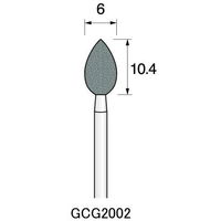 アルゴファイルジャパン GC砥石(軸付砥石グリーンカーボランダム) GCG2002 12個 1セット(60個:12個×5パック)（直送品）