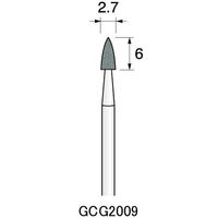 アルゴファイルジャパン GC砥石(軸付砥石グリーンカーボランダム) GCG2009 12個 1セット(60個:12個×5パック)（直送品）
