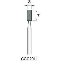 アルゴファイルジャパン GC砥石(軸付砥石グリーンカーボランダム) GCG2011 12個 1セット(60個:12個×5パック)（直送品）