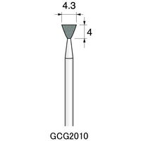 アルゴファイルジャパン GC砥石(軸付砥石グリーンカーボランダム) GCG2010 12個 1セット(60個:12個×5パック)（直送品）