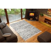 萩原 トルコ製 ウィルトンラグ BILBAO 1600×2300mm ボニーグレー 240620081 1枚（直送品）