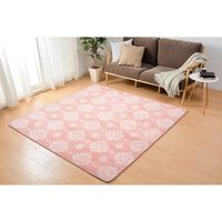 萩原 雪 結晶柄 フランネルジャガードラグ シュシュ 1850×1850mm 1枚