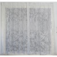 スミノエ デザインライフ セミオーダー レースカーテン クチナシボイル 2600×2290mm ホワイト １セット(2枚入)（直送品）