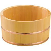 ヤマコー 椹・湯桶 銅タガ FP仕上 12429 1個（直送品）