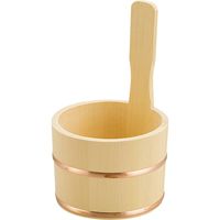 ヤマコー ヒバ・片手湯桶 12432 1個（直送品）