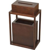 ヤマコー WM エチケットスタンド ブラウン 50281 1個（直送品）