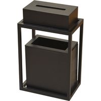 ヤマコー WM エチケットスタンド ブラック 50282 1個（直送品）