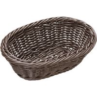 ヤマコー アメニティーバスケット オーバル ダークブラウン 大 50820 1個