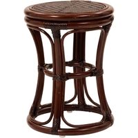 ヤマコー 籐・スツール ダークブラウン 50847 1個（直送品）