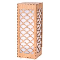 ヤマコー モダン格子行燈 波文様 小 チェリー 53135 1個（直送品）