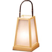 ヤマコー 路地あんどん 錦 白木 小 53371 1個（直送品）