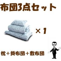 クリエイトアルファ １枚set布団３点セットBL　シングルロングサイズ 4582243 744669-1 1set（直送品）