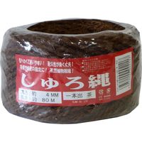 エルモ しゅろ縄玉巻4mm×80m 茶 40700051 1個