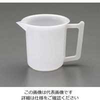 エスコ 500ml 取手付ポリビーカー EA991KV-5 1セット(15個)（直送品）