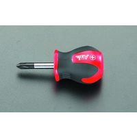 エスコ #2x 35mm [+]ドライバー(スタビー型) EA557DC-12 1セット(15本)（直送品）