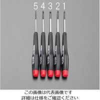 エスコ 3.0x0.45x50mm [ー]ドライバー(精密用) EA561KB-5 1セット(20本)（直送品）