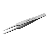 エスコ 1.7x120mm 精密用ピンセット EA595GC-35 1セット(5本)（直送品）